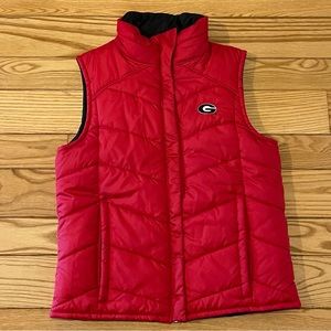 Columbia Georgia Bulldogs Women’s Reversible Medium Vest ❤️ UGA Dawgs 🐾